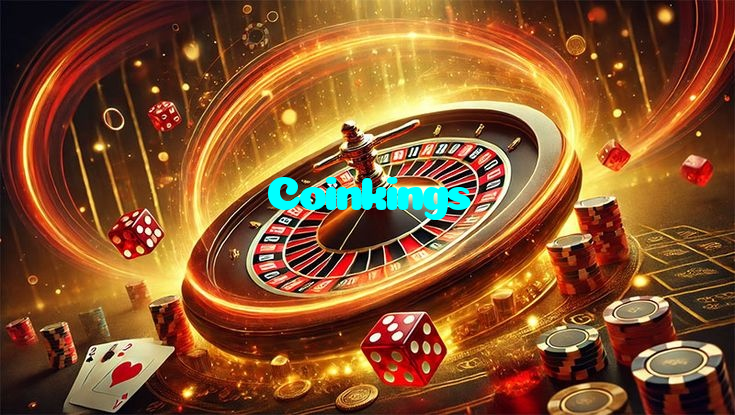 Coinkings casino presented on mobile device in Pakistan with slots and live games
